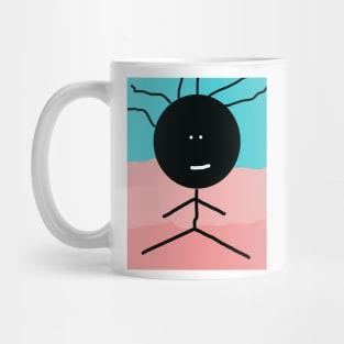 Sitting Baby Stick Figure Mug